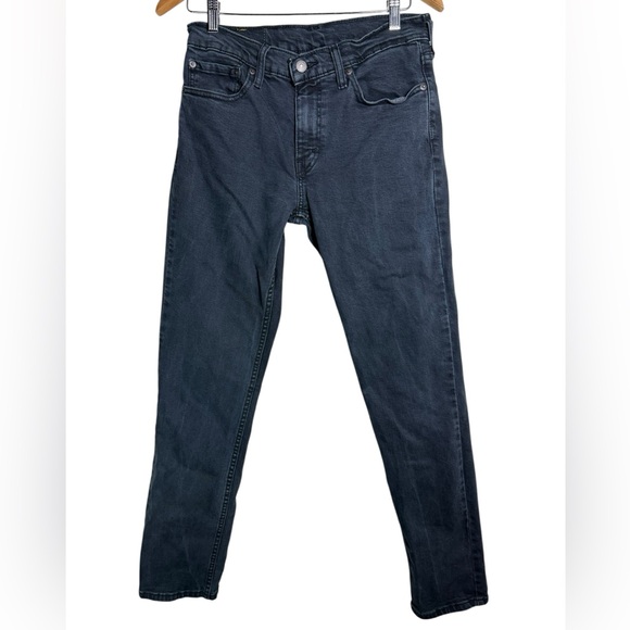 LEVI’S 511 FADED NAVY BLUE 31x32 Cotton SLIM STRETCH JEANS MENS Dark Blue Denim - Picture 1 of 3